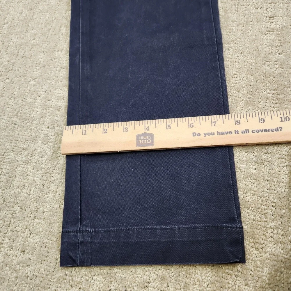 Banana Republic Pants Men 34x32 Aiden Chino Straight Leg Fit Cotton‎ Navy Blue